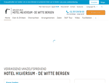 Tablet Screenshot of hoteldewittebergen.nl